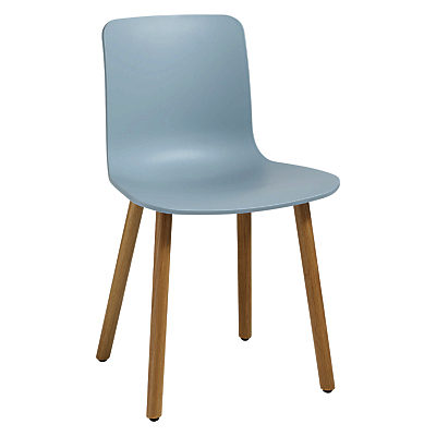 Vitra HAL Chair Ice Grey / Light Oak